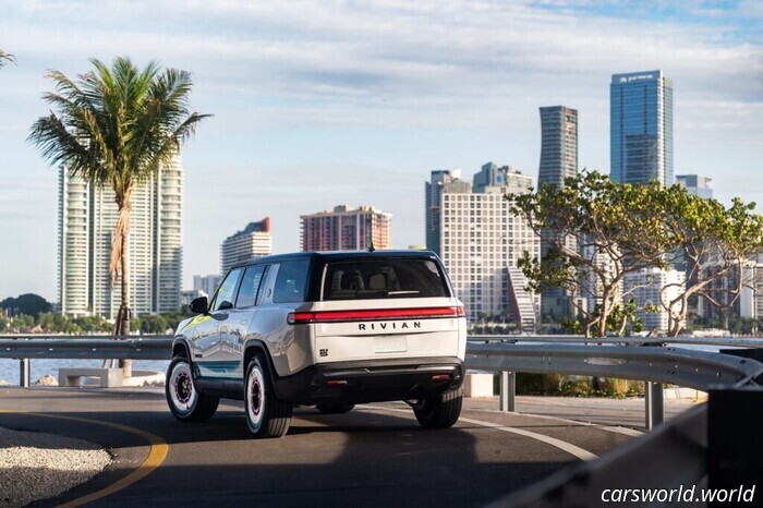 Последняя специальная версия R1S от Rivian пробуждает ностальгию по 80‑м годам | Carscoops